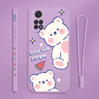 Ốp Điện Thoại TPU Silicon Mềm Hình Gấu May Mắn Cho Xiaomi Redmi Note 11 10 4G 5G Note 10 Pro Max 4G 5G 11S 10S