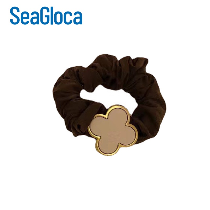 Seagloca Dây Buộc Tóc Hình Cỏ Bốn Lá Phổ Biến Mới Cho Nữ