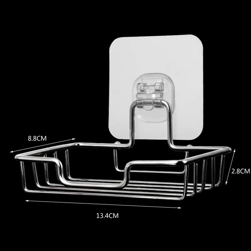 Khay Đựng Xà Bông Nhà Tắm INOX 304 - Lắp Đặt Dán Tường Siêu Chắc - OENON