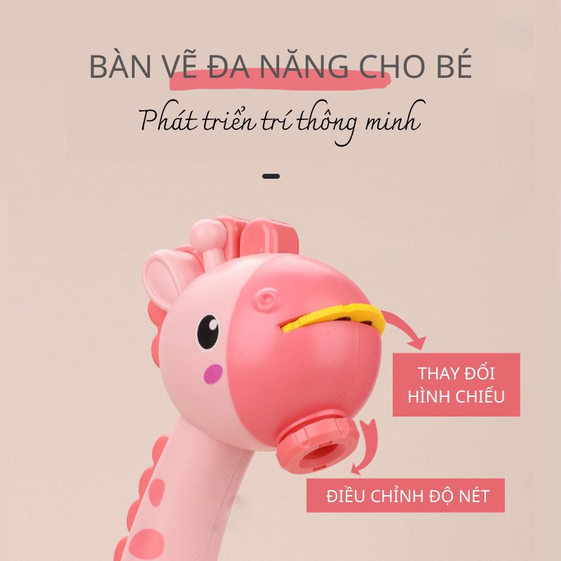 [Sale Sốc] Bàn Vẽ Thông Minh Cho Bé Thêm Đèn Pin Chiếu Hình Thêm Thú Vị, Bàn Vẽ Có Đèn Chiếu Sáng, Đồ Chơi Trẻ Em Cho Bé