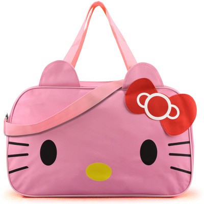 Dễ Thương Túi Xách Du Lịch Oxford Chống Thấm Nước Hình Hello Kitty Đáng Yêu