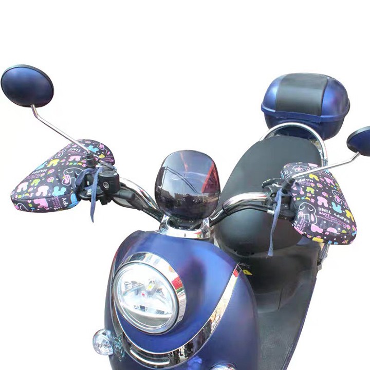 Gang tay đi xe máy nỉ bông chống mưa rét, hàng loại 1 -GTXM