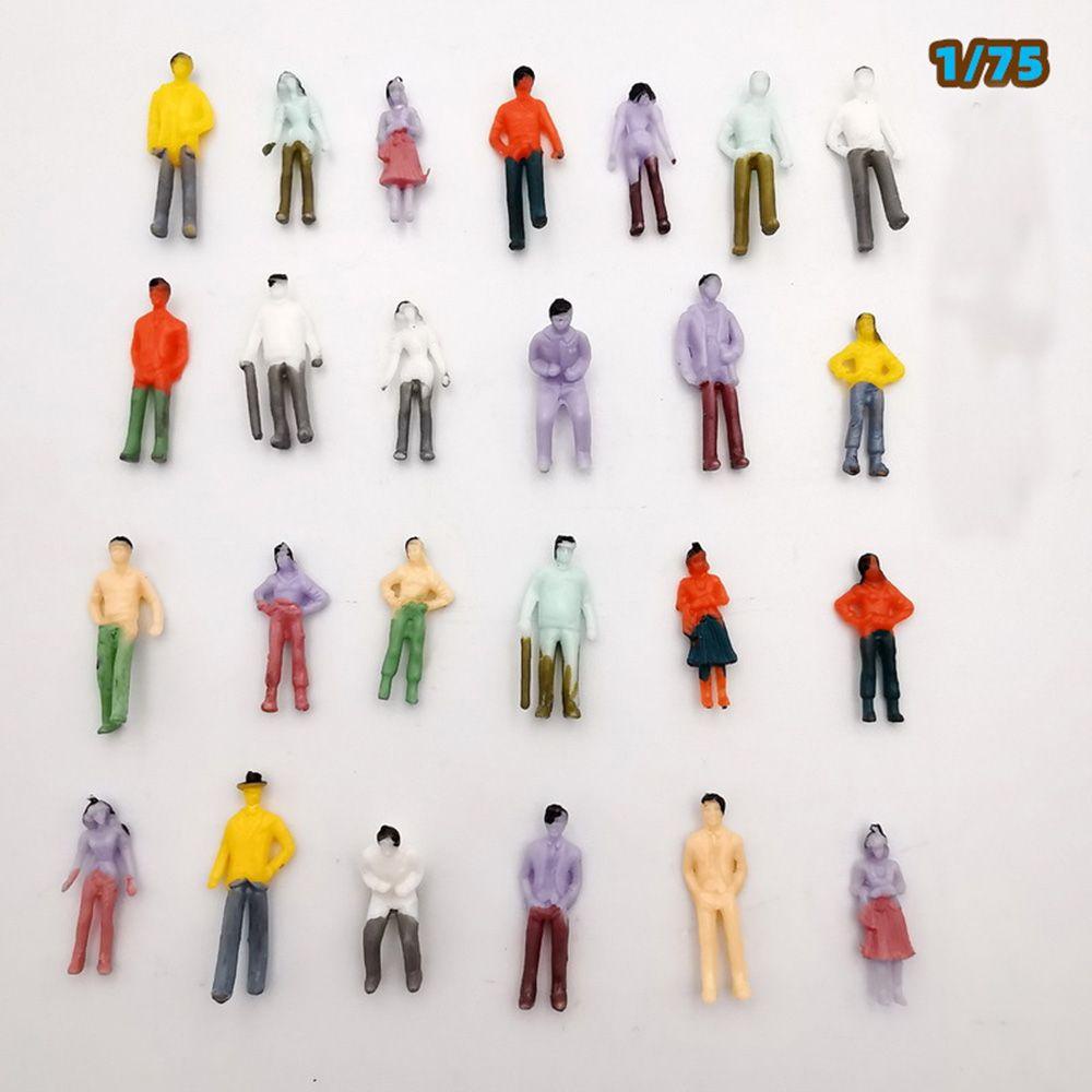 Bộ 100 Mô Hình Người Bằng Nhựa ABS Nhiều Màu Sắc Tỉ Lệ 1: 200 / 1: 100 / 1: 150 / 1: 75