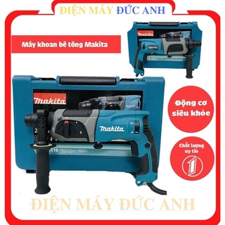 Máy khoan điện đục tường bê tông cầm tay Makita HR2470 giá rẻ mini đa chức năng