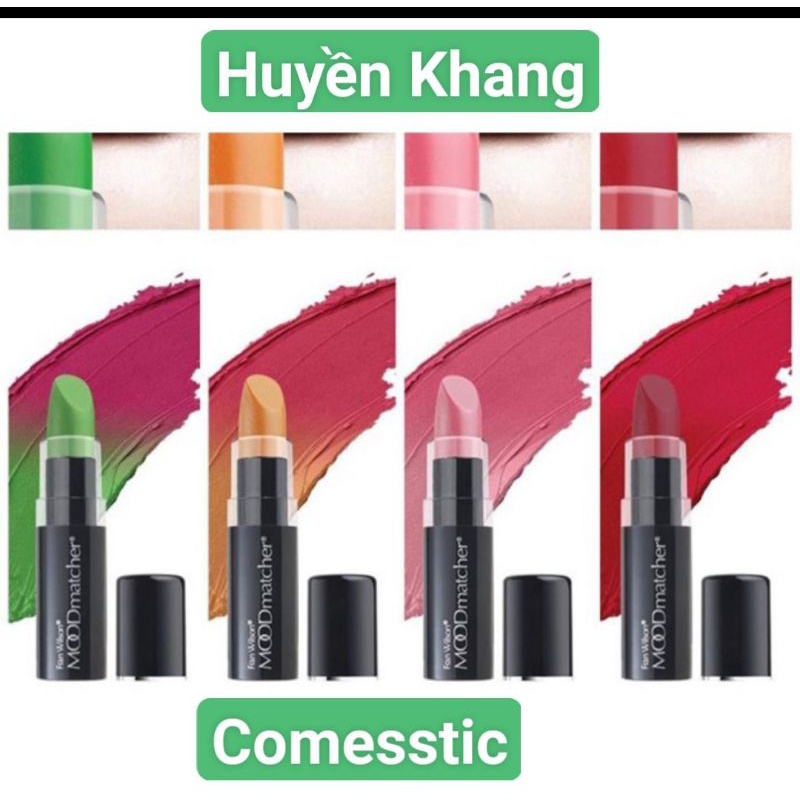 Son gió Mỹ MOODmatcher 2,5g lâu trôi ,bền màu✅️freeshipp✅️