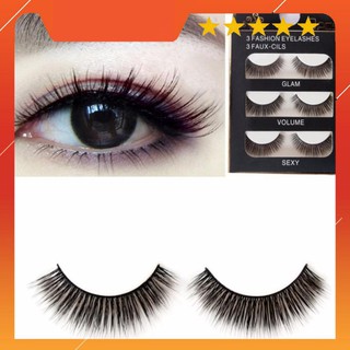 Bộ 3 Cặp Lông Mi Giả Ngẫu Nhiên , Bấm Số Lượng Nhiều Gía Tự Hạ