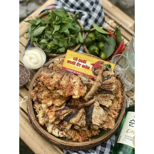 Cá đuối giòn muối ớt 300gr