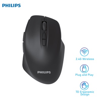 Chuột không dây philips spk7515 2.4ghz 7d