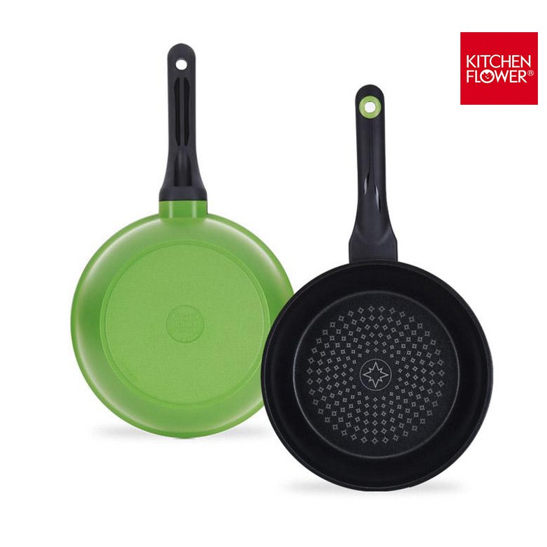 Chảo chống dính bếp từ KITCHEN FLOWER NY-2393/sản xuất Hàn Quốc/24cm sâu lòng/Hàng nhập khẩu/Chính hãng