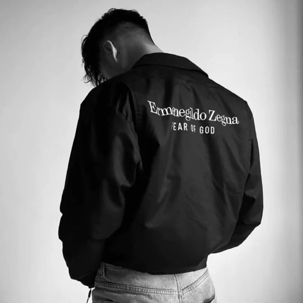 FOG FEAR OF GOD  Edition Nylon Coach Jacket Lapel Workwear