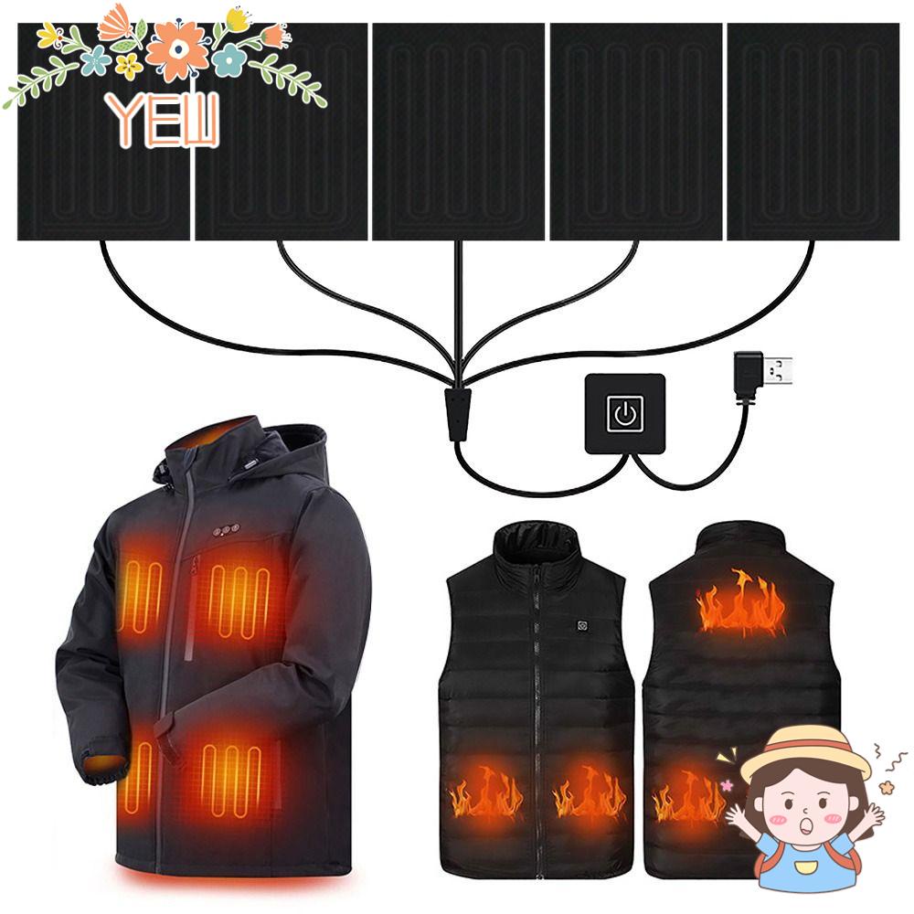Máy Sưởi USB 4 Kiểu Với 3 Bánh Răng Tùy Chỉnh Nhiệt Độ Tiện Dụng Cho Quần Áo