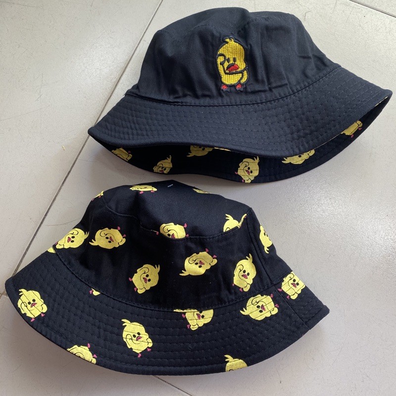 Bucket 2 mặt chú VỊT thêu - in siêu cute Nam Nữ | BigBuy360 - bigbuy360.vn