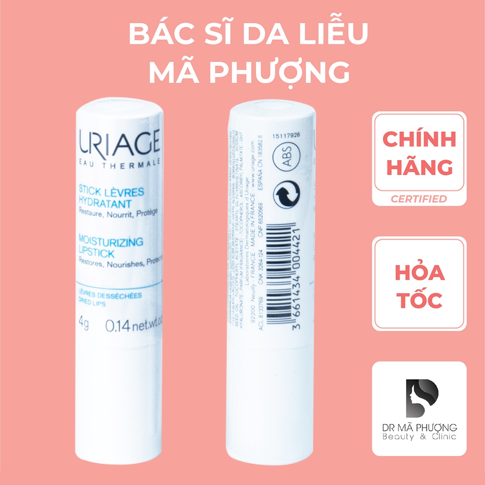 [CHÍNH HÃNG] Son dưỡng môi Uriage Lipstick dạng THỎI