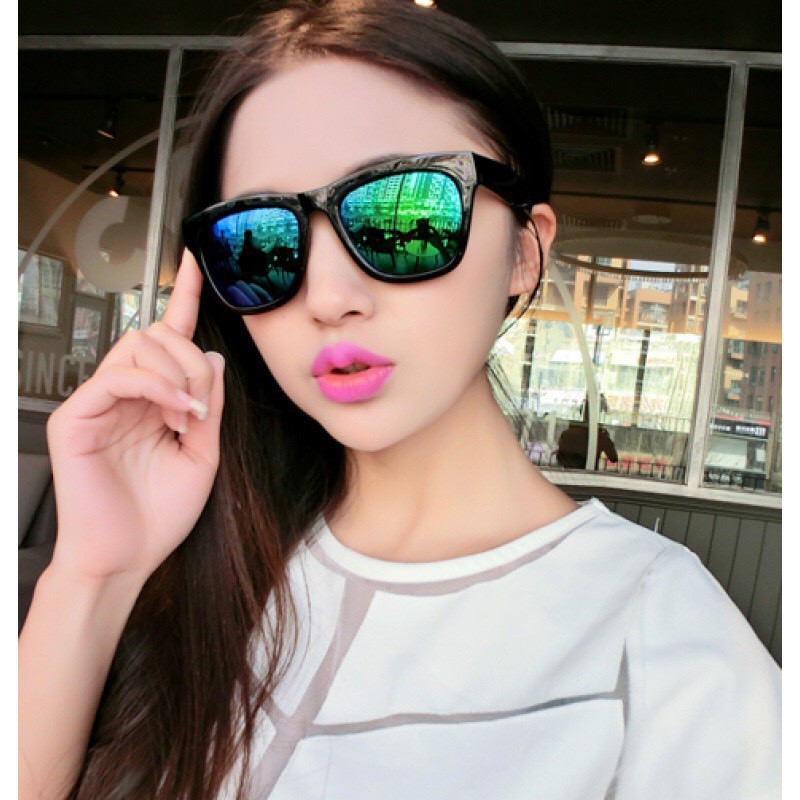 Kính mát kính râm thời trang Hàn Quốc gọng vuông