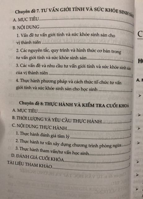 Sách - Tài liệu Bồi dưỡng năng lực cho cán bộ, giáo viên làm công tác tư vấn tâm lý tro