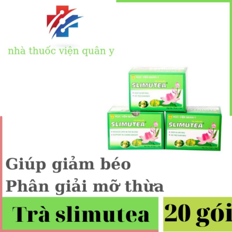 Trà giảm béo Slimutea Học viện Quân Y