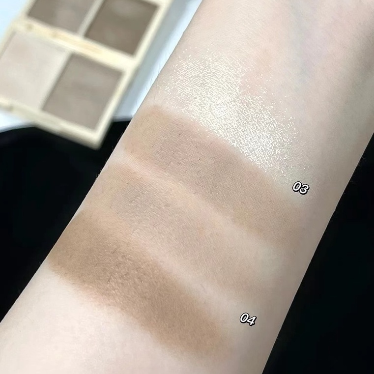 Bảng Phấn Má Hồng Và Tạo Khối Tất Cả Trong Một NOVO Lâu Trôi Sáng Bóng Tự Nhiên