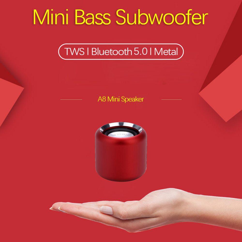 BEBETTERM Loa Bluetooth Không Dây Mini Bằng Kim Loại