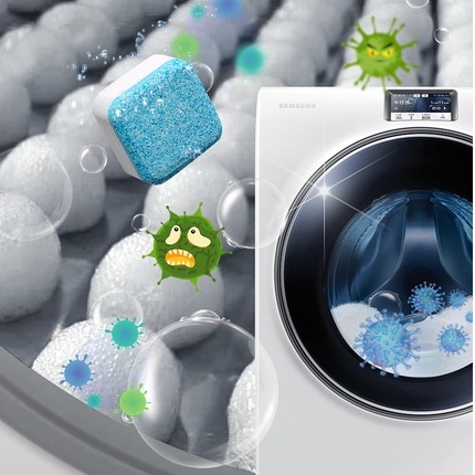 Hộp 12 viên tẩy lồng máy giặt tiện dụng