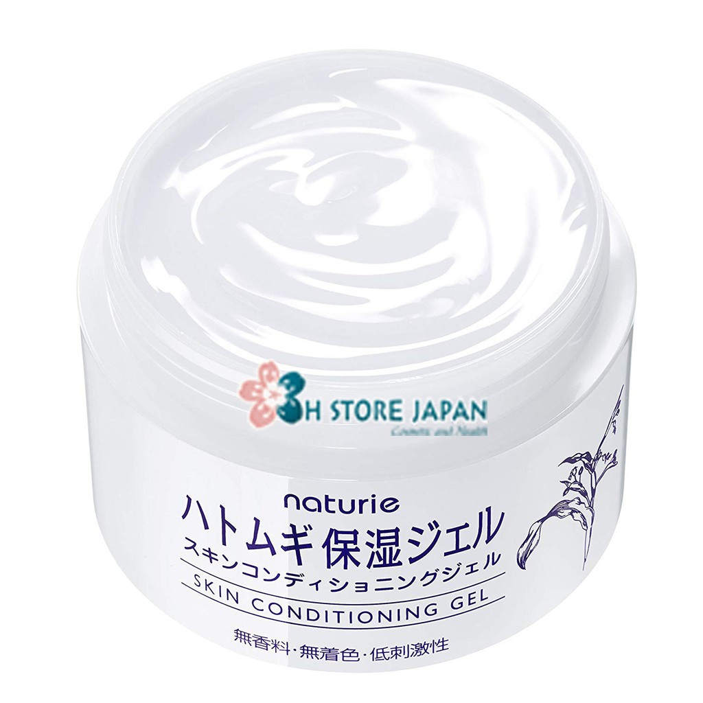 Gel Dưỡng Ẩm Hạt Ý Dĩ Hatomugi Naturie Skin Conditioning Gel Nhật Bản 180G