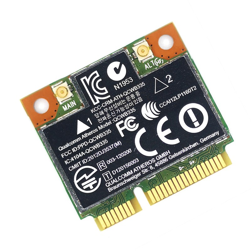 Card Wifi Ar9565 Wifi Card Qcwb335 Mini Pcie Bluetooth 4.0 For Xp Win7 / 8 Linux