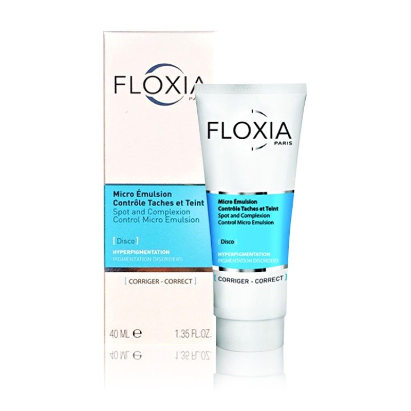 Kem dưỡng hỗ trợ điều trị nám, ngăn ngừa và làm mờ các vết thâm nám Floxia- Spot and complexion control micro emulsion