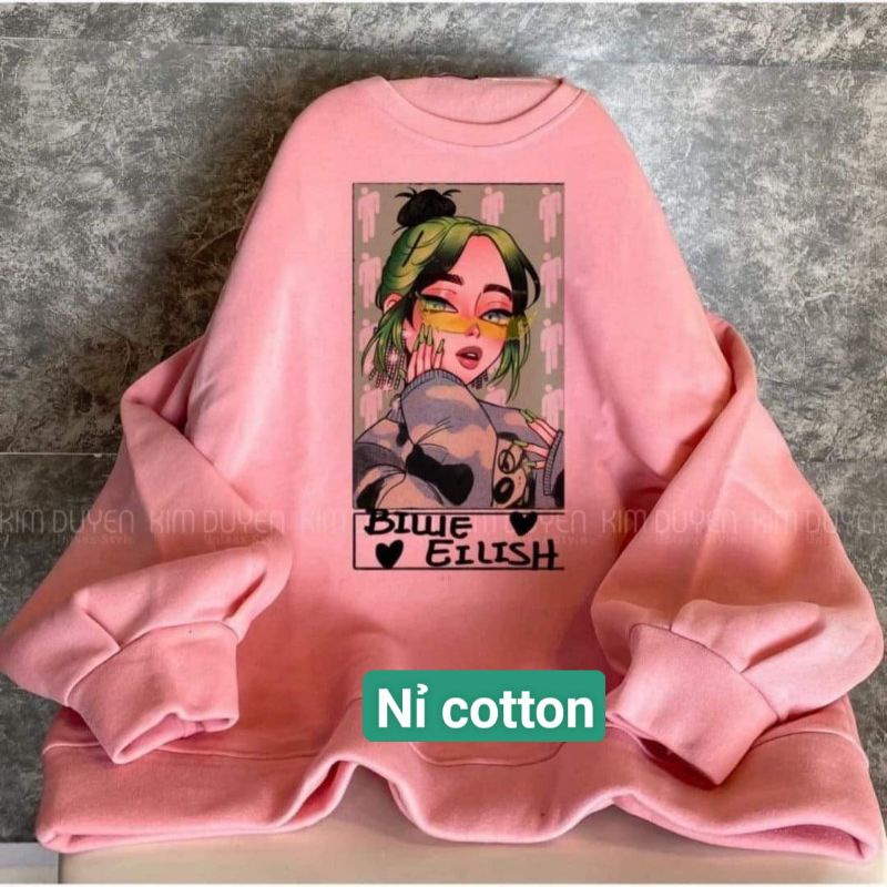 Áo nỉ sweater in hình Cô gái Xanh cực độc lạ,siêu ngầu | BigBuy360 - bigbuy360.vn