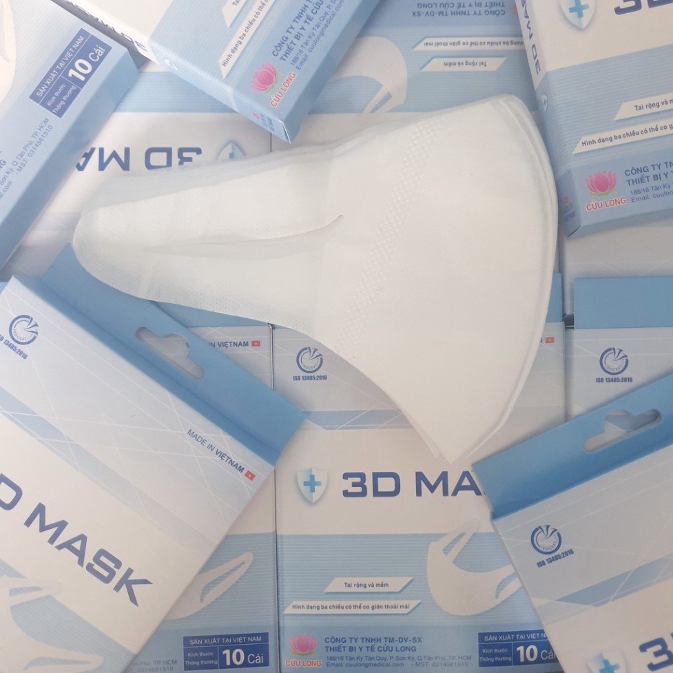 Khẩu trang 3D MASK, khẩu trang diệt khuẩn ,chống bụi cao cấp hộp 10 cái/// 22 | BigBuy360 - bigbuy360.vn