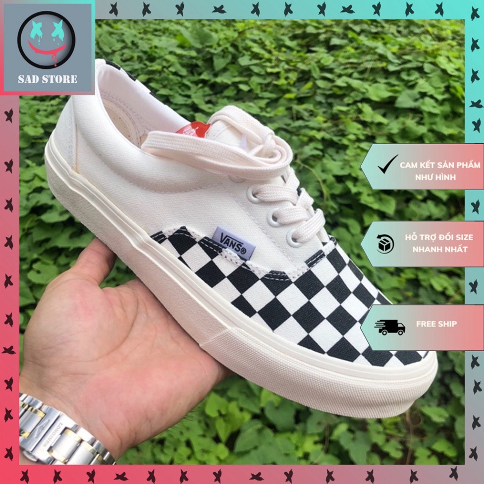 Giày Vans Caro Buộc Dây, Giày Vans Buộc Dây Hàng Cao Cấp Full Box + Bill | BigBuy360 - bigbuy360.vn