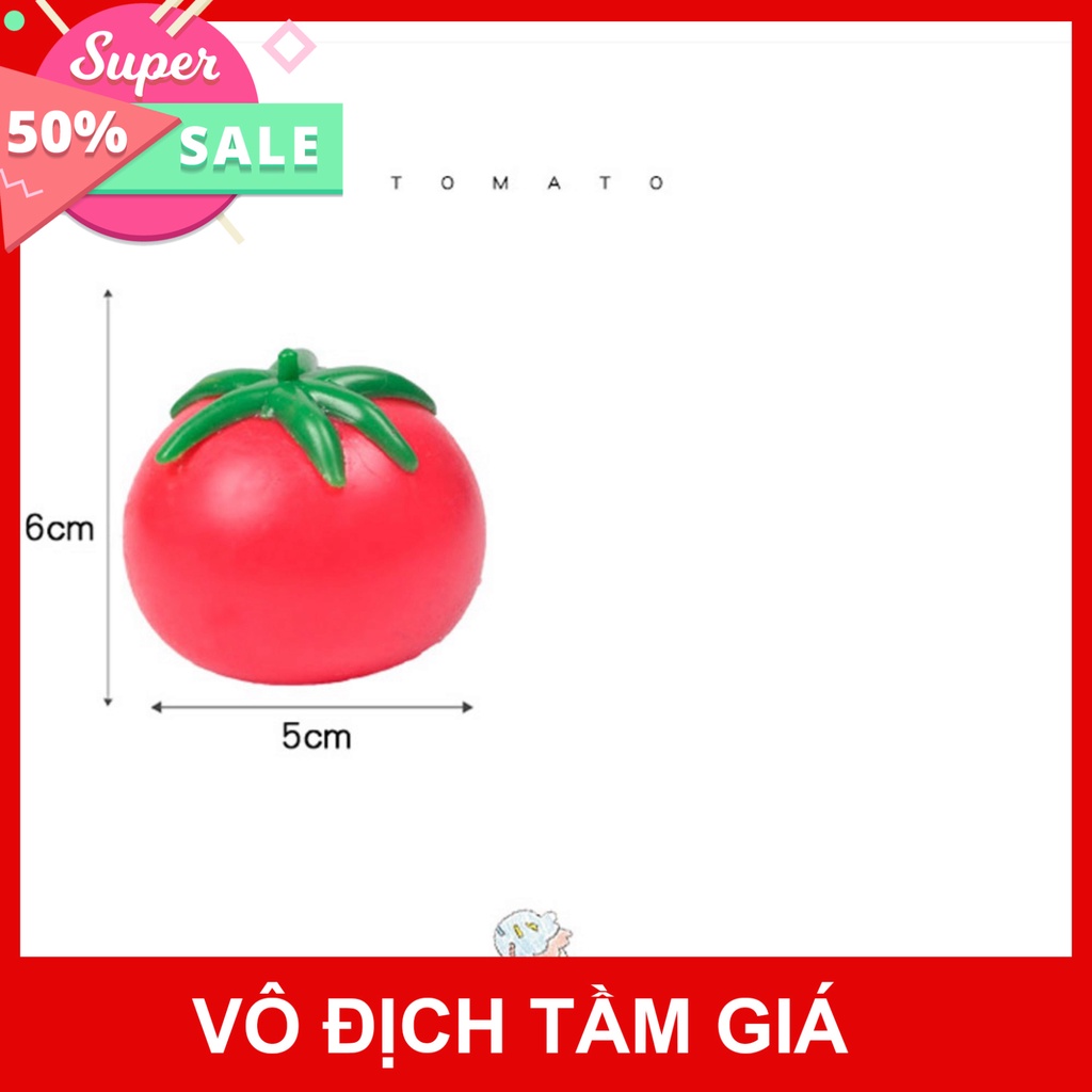 Cà Chua Cao Su Xả Stress, Cà Chua đàn hồi trang trí dễ thương, Đồ chơi dẻo nắn bóp giúp giải tỏa căng thẳng