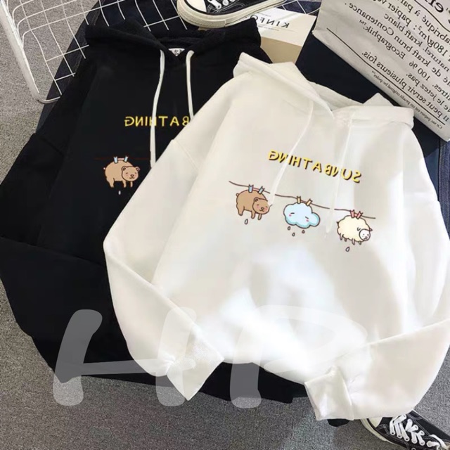 (FRESHIP ĐƠN 200K ) Áo hodie treo cừu mây THG987 (KÈM ẢNH THẬT) hàng nỉ ngoại