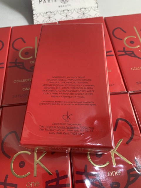 Nước hoa nữ CK One Collector's Edition 100ml full seal