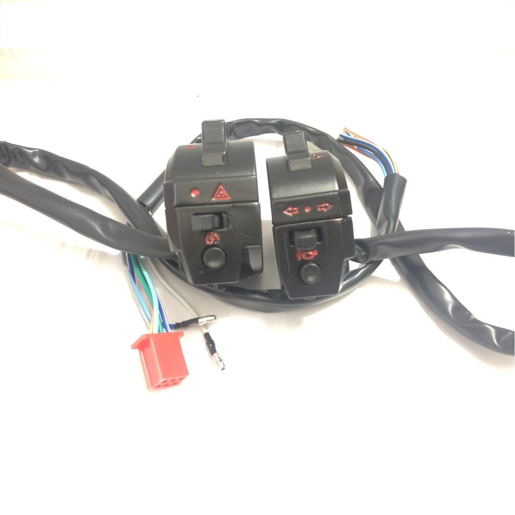 BỘ CÙM CÔNG TẮC SÓI 💎Bộ cùm công tắc Wolf thép sơn tĩnh điện độ xe classic, win , 67 ..cafe racer