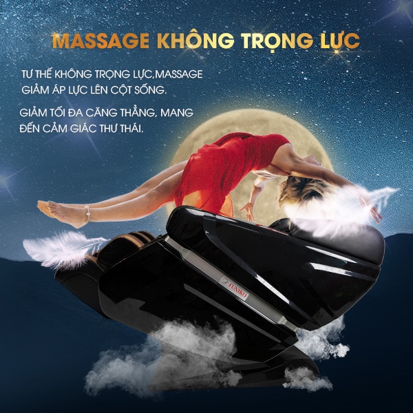 Ghế massage cao cấp Funiko F65 bảo hành 10 năm con lăn 5D massage trị liệu chuyên sâu