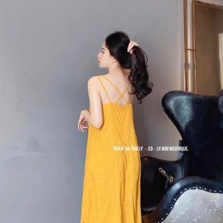 Váy maxi đũi đan lưng cực đẹp