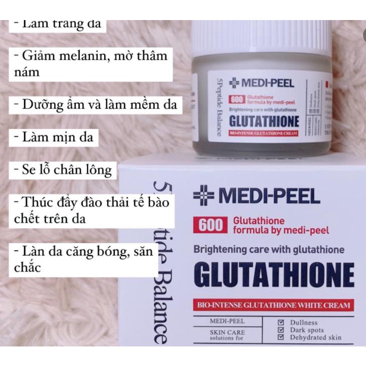 Kem Dưỡng Trắng Medi-Peel Bio-Intense Gluthione 600 medi - peel White Ampoule 50g