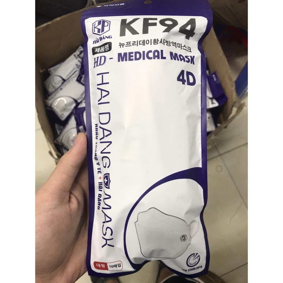 Thùng khẩu trang 4D KF94 Hải Đăng