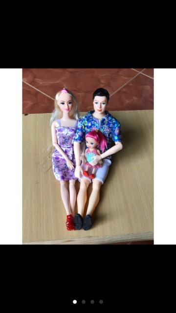 Sét búp bê gia đình hạnh phúc