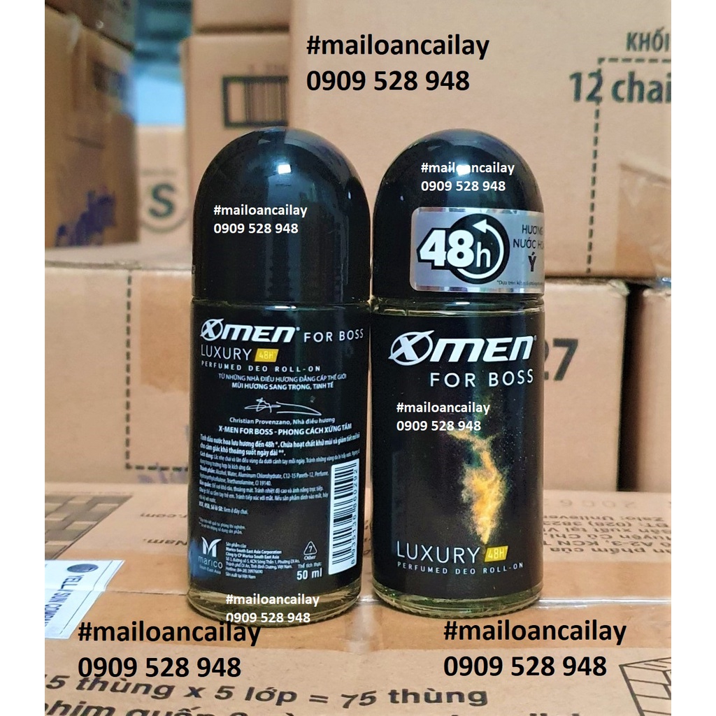Lăn Khử Mùi XMen For Boss lửa vàng 50ml