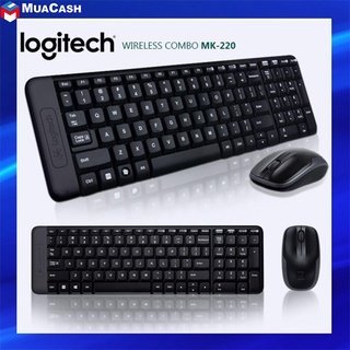 Combo Bộ chuột bàn phím chuột wireless Logitech MK220