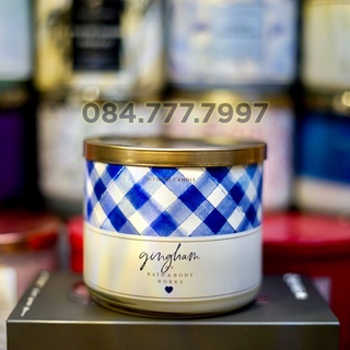 Nến thơm Bath & Body Work Gingham - Nến thơm BBW chính hãng - Hàng có sẵn