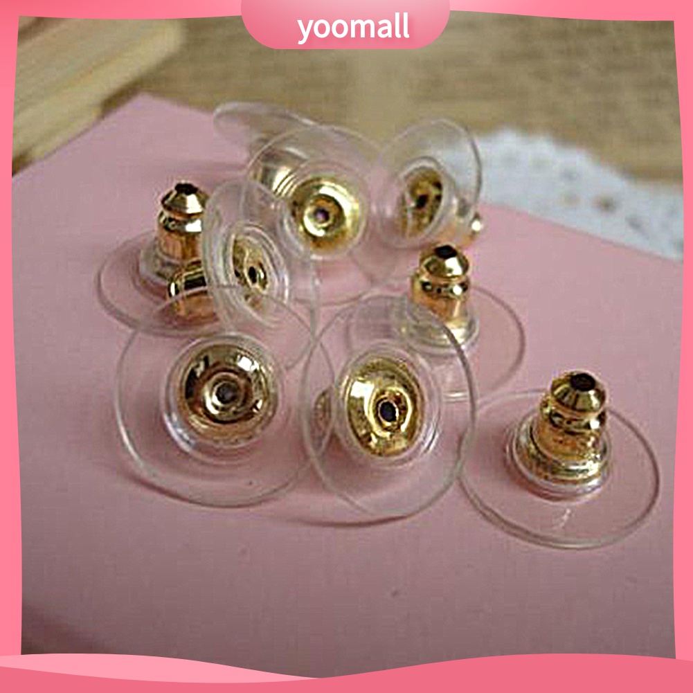 Yomall♡ Set 50 Nút Chặn Giữ An Toàn Cho Khuyên Tai DIY