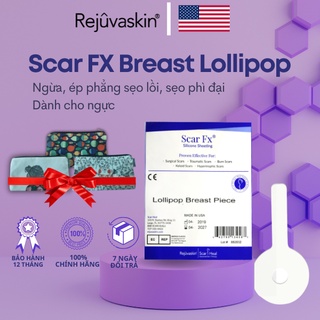 Miếng dán xóa mờ sẹo phẫu thuật ngực REJUVASKIN Scar FX Breast Lollipop