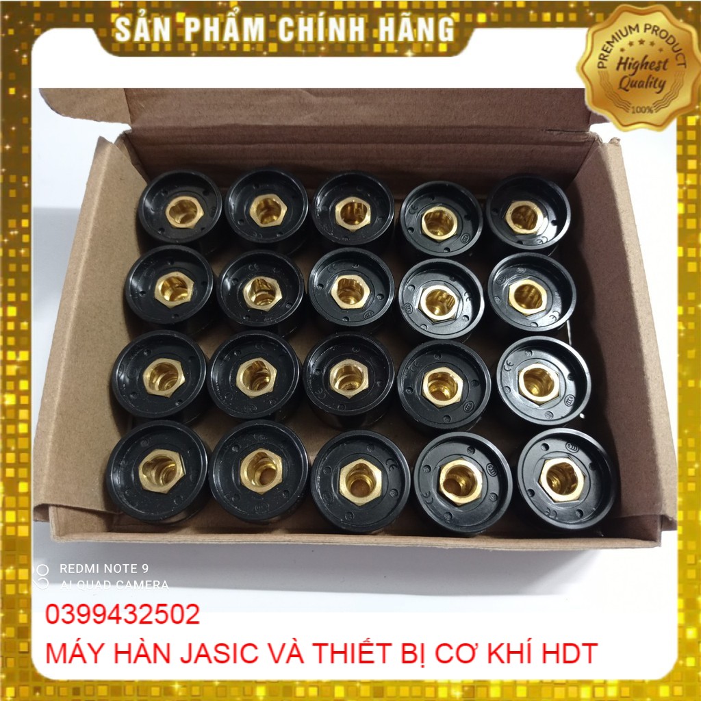 Giắc nối nhanh giắc cái 35-50 gắn máy hàn ĐẠI LÝ HDT