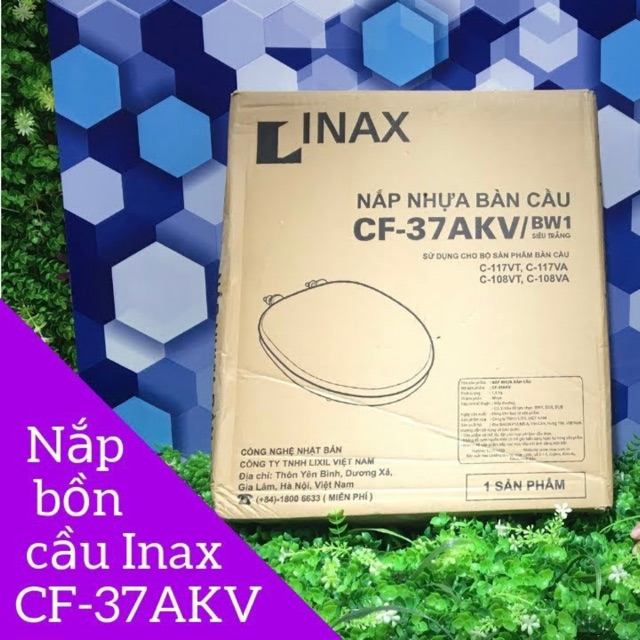 Nắp nhựa bàn cầu INAX CF-37AKV