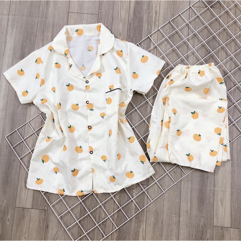 Bộ Pyjama nữ bộ mặc nhà cho nữ cộc tay quần dài có 6 mẫu KMH03 | BigBuy360 - bigbuy360.vn