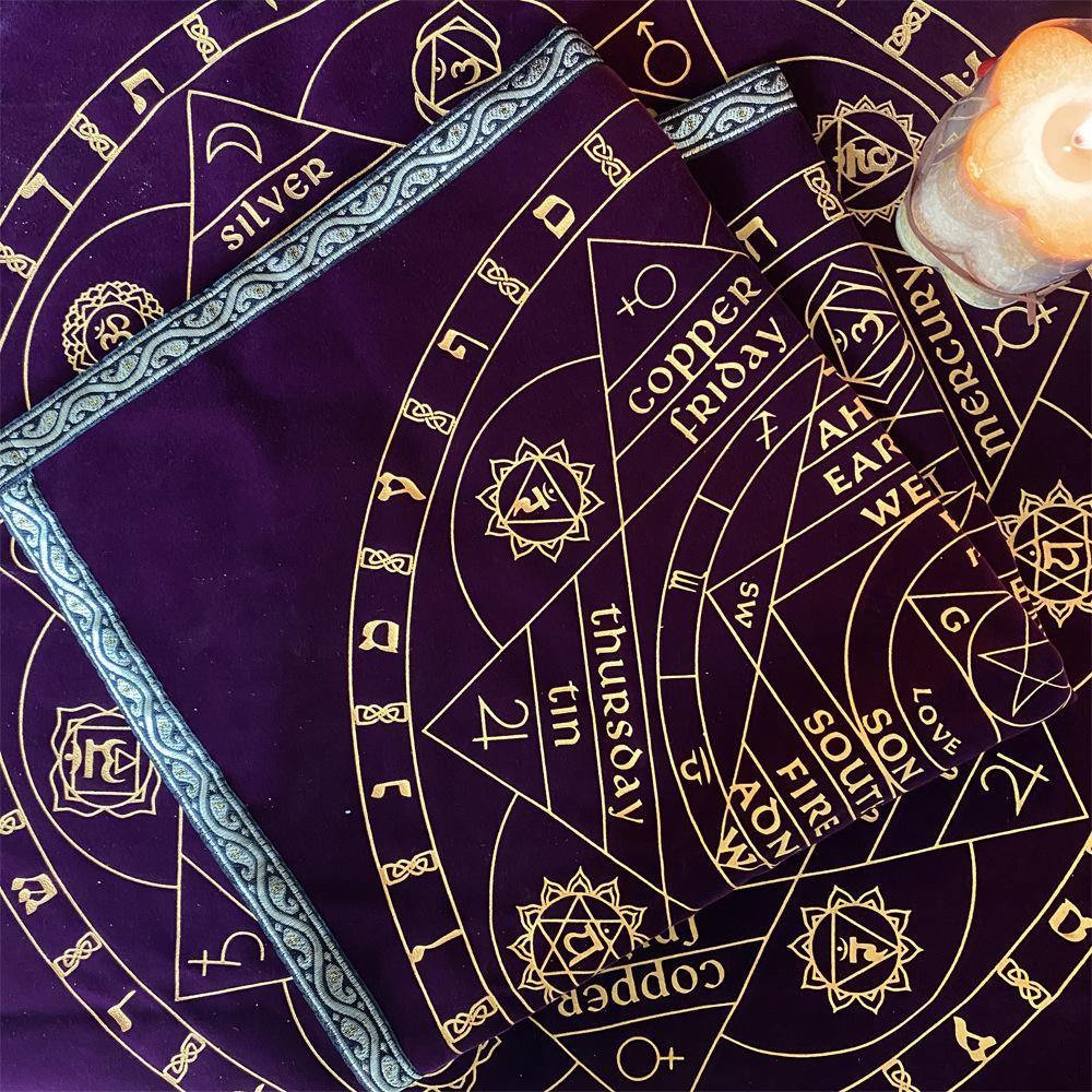 Khăn Trải Bàn Bó Bài Tarot REBUY1 Chất Liệu Nhung Cao Cấp
