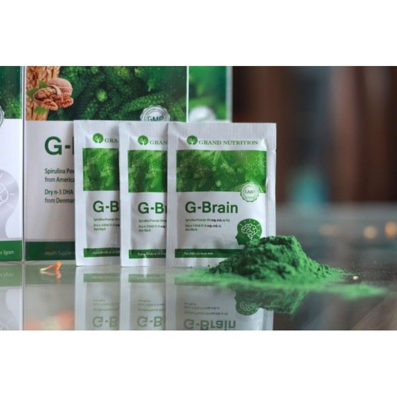 Gbrain - G-Brain - Ích Não Nhi OneBrain - Brain DHA - Sun IQ - hỗ trợ bổ não, sáng mắt, tăng đề kháng cho trẻ em