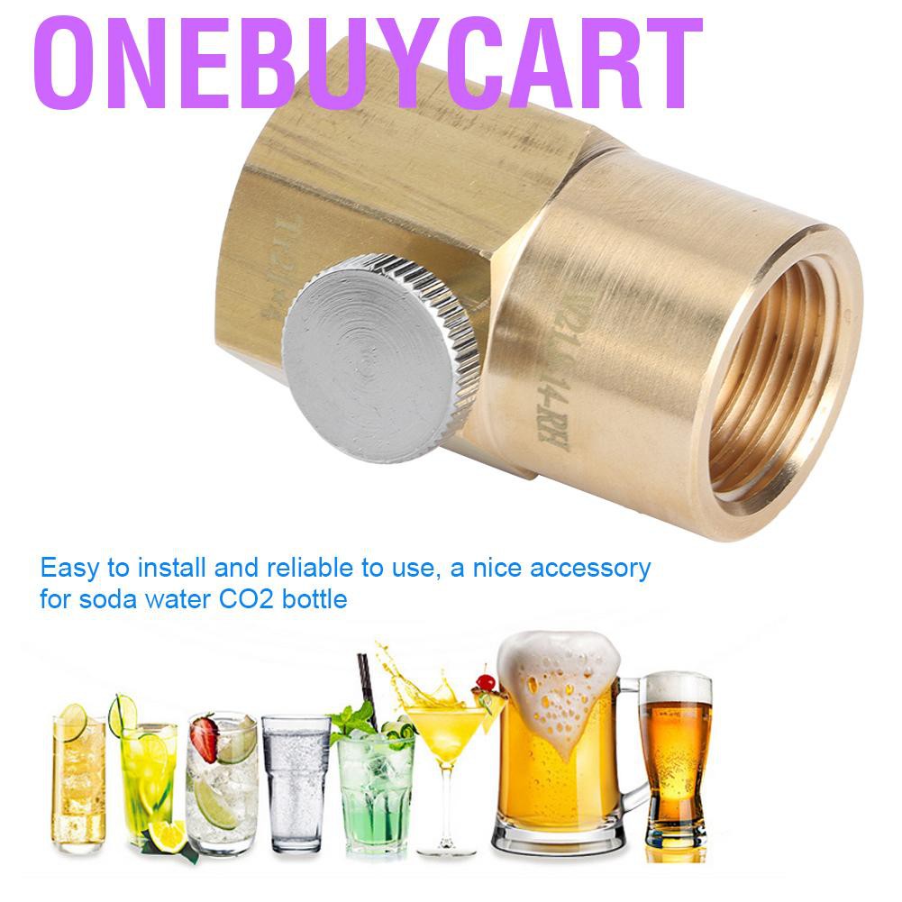 Onebuycart CO2 Cylinder Refill Adapter Tr21x4 To W21.8-14-RH Soda Water Filling