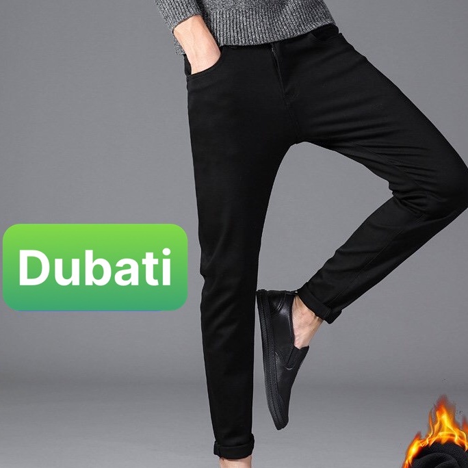 QUẦN JEAN NAM CHẤT BÒ ĐEN TRƠN NHẬT BẢN HOT NHẤT THU ĐÔNG HÈ- BD 50 - DUBAI FASHION